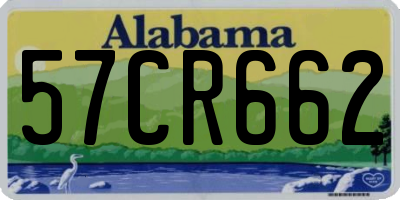 AL license plate 57CR662