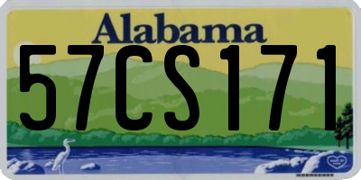 AL license plate 57CS171