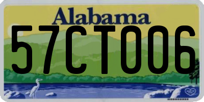 AL license plate 57CT006