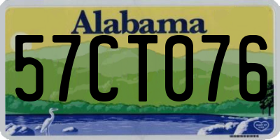 AL license plate 57CT076