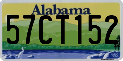 AL license plate 57CT152