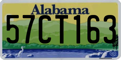 AL license plate 57CT163