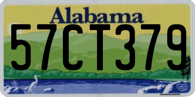 AL license plate 57CT379