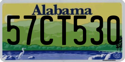 AL license plate 57CT530