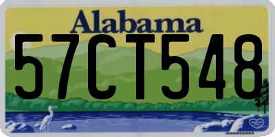 AL license plate 57CT548