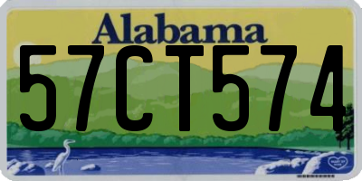 AL license plate 57CT574