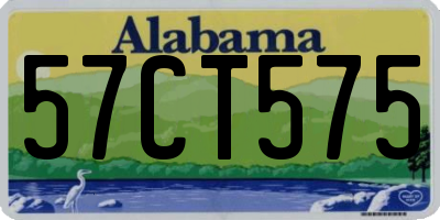 AL license plate 57CT575