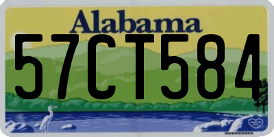 AL license plate 57CT584