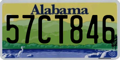 AL license plate 57CT846
