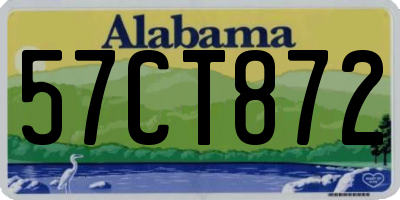 AL license plate 57CT872