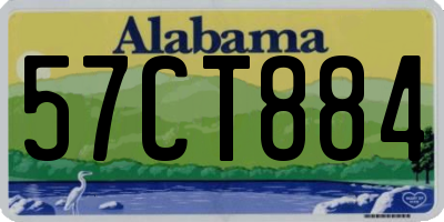 AL license plate 57CT884