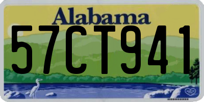 AL license plate 57CT941