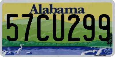 AL license plate 57CU299