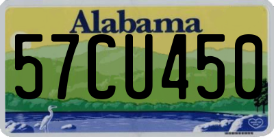 AL license plate 57CU450