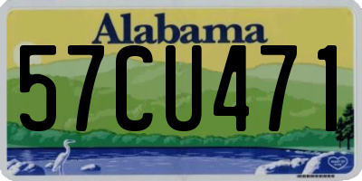 AL license plate 57CU471