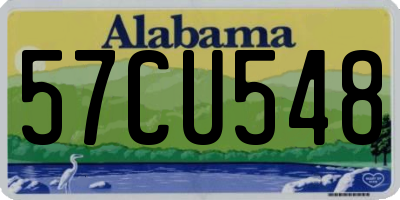 AL license plate 57CU548
