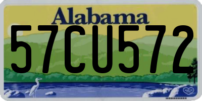 AL license plate 57CU572