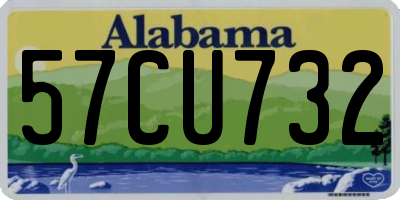 AL license plate 57CU732