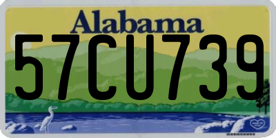 AL license plate 57CU739