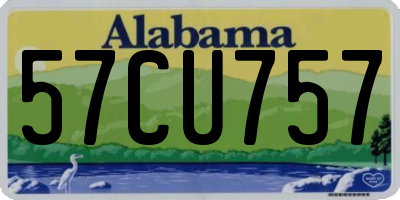 AL license plate 57CU757
