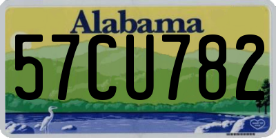 AL license plate 57CU782