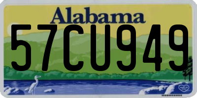 AL license plate 57CU949