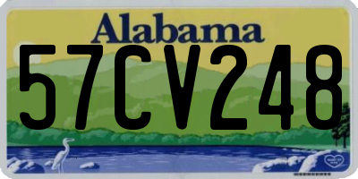 AL license plate 57CV248