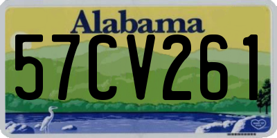AL license plate 57CV261