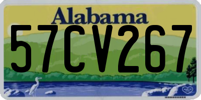 AL license plate 57CV267