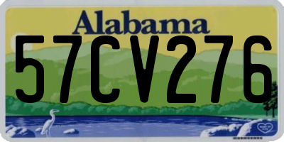 AL license plate 57CV276