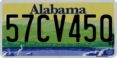 AL license plate 57CV450