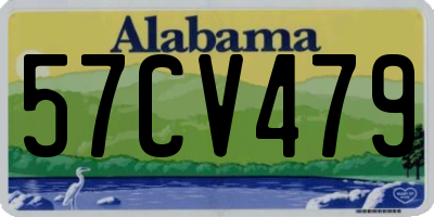 AL license plate 57CV479