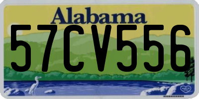 AL license plate 57CV556
