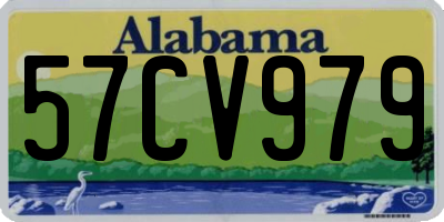 AL license plate 57CV979