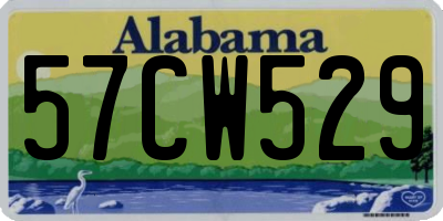 AL license plate 57CW529