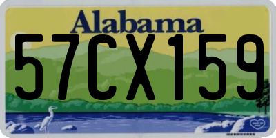 AL license plate 57CX159