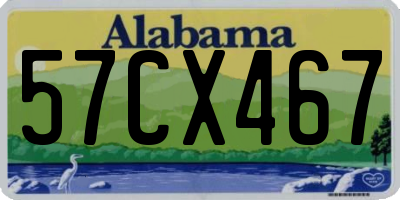 AL license plate 57CX467