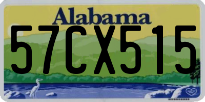 AL license plate 57CX515
