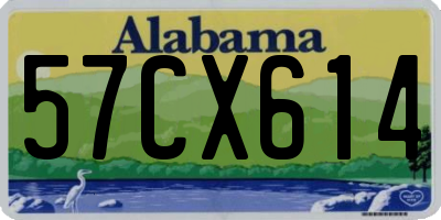 AL license plate 57CX614