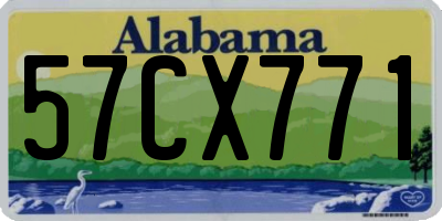 AL license plate 57CX771