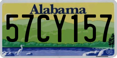 AL license plate 57CY157