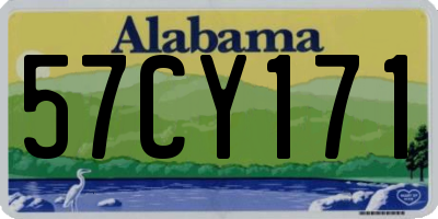 AL license plate 57CY171