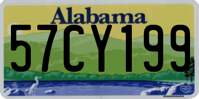 AL license plate 57CY199