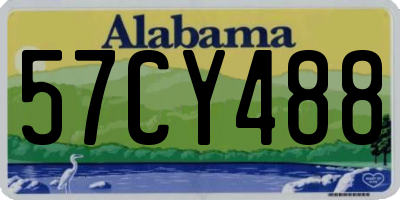 AL license plate 57CY488
