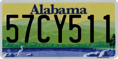 AL license plate 57CY511