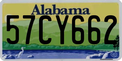 AL license plate 57CY662