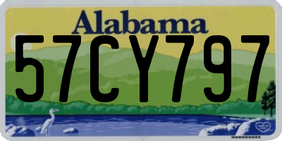 AL license plate 57CY797
