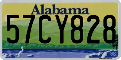 AL license plate 57CY828