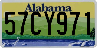 AL license plate 57CY971
