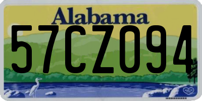 AL license plate 57CZ094